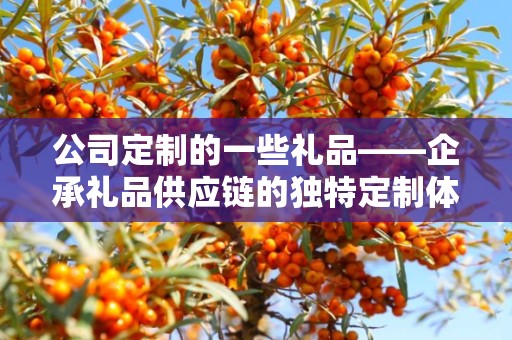 公司定制的一些礼品——企承礼品供应链的独特定制体验
